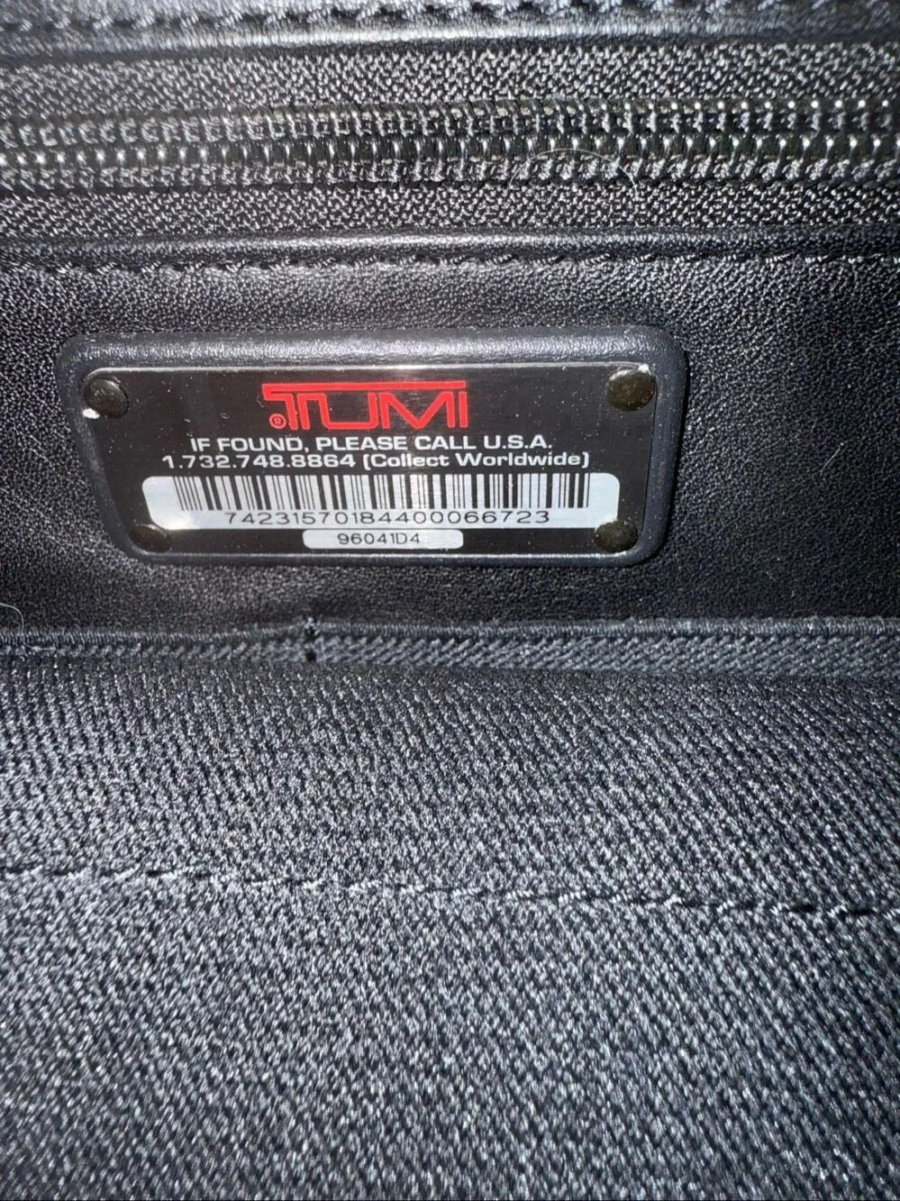 Tumi Leather Expandable Organizer Laptop Briefcase Large 18x13